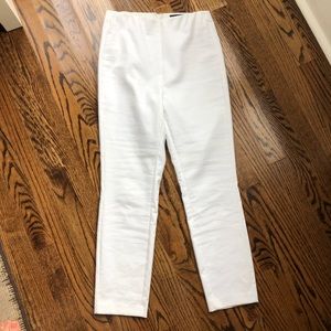 rag & bone size 4 white stretch cigarette pants